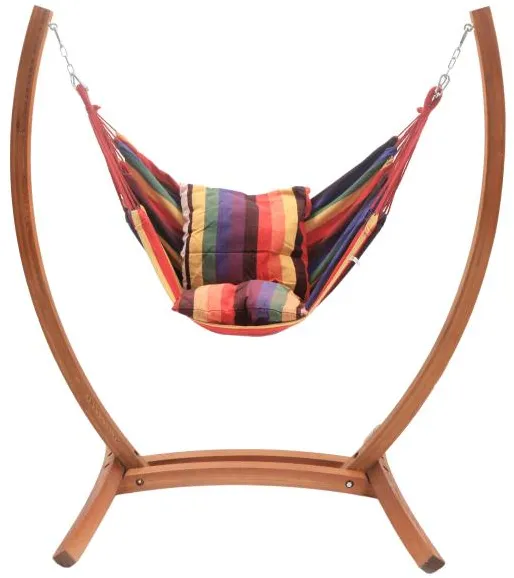 Solveig hanging chair with stand